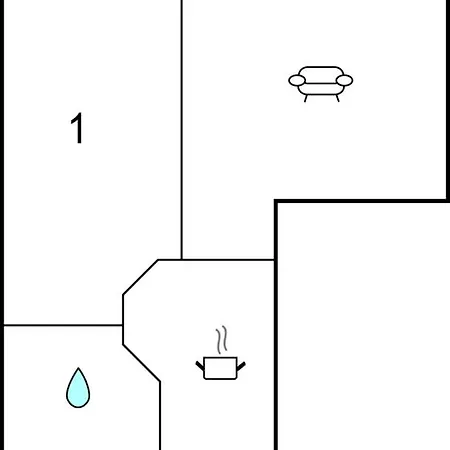 아파트 1 Bedroom Cozy In *